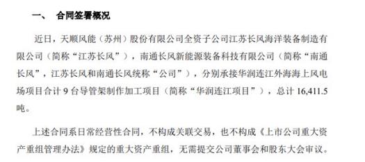天顺风能(苏州)股份有限公司概述