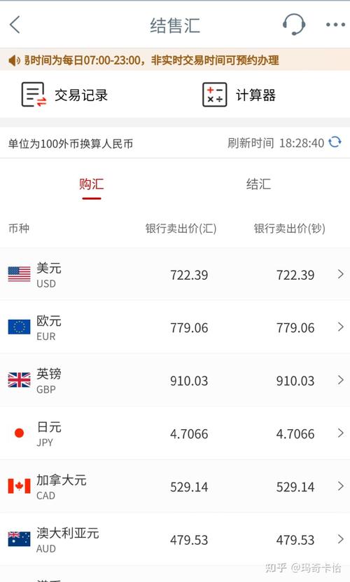 美金汇兑人民币计算公式是什么?