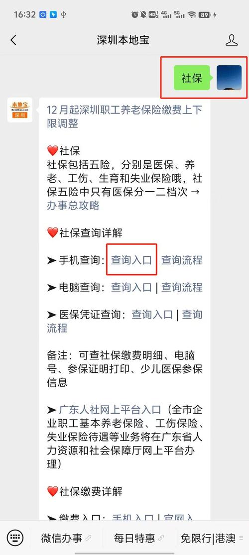 深圳社保个人明细怎么查询