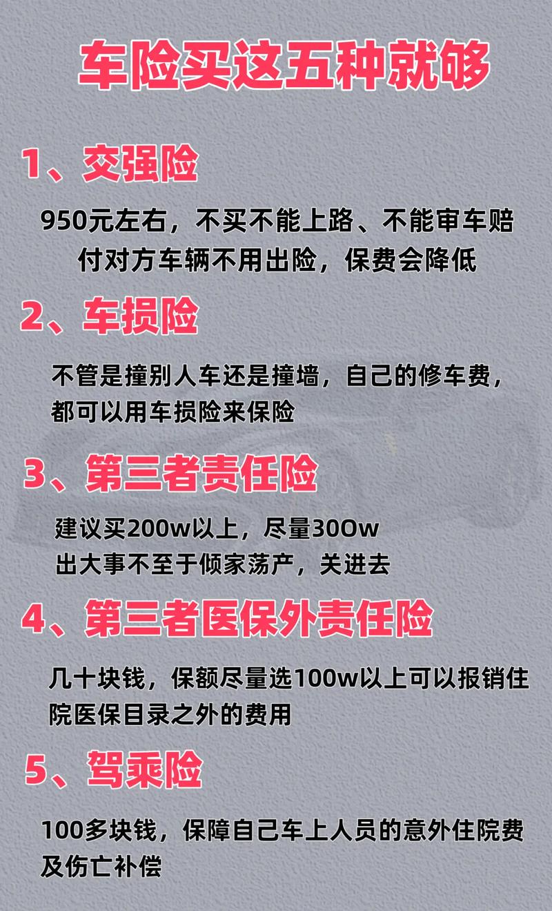 汽车保险保哪些