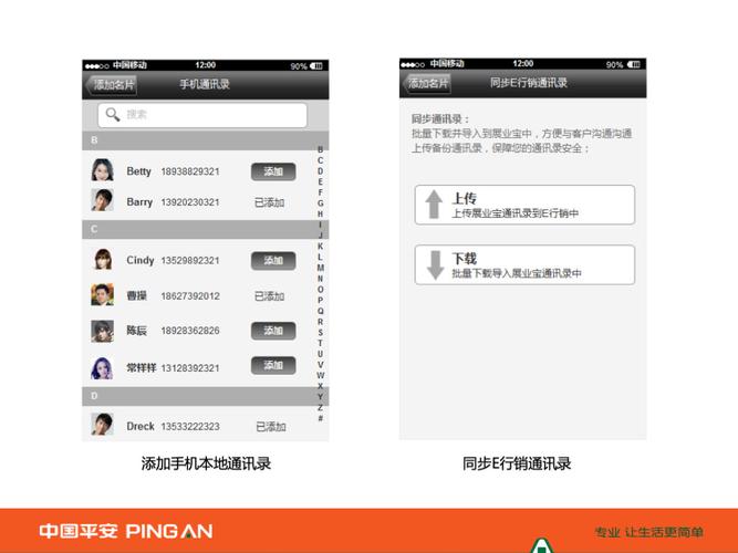 中国平安e行销系统