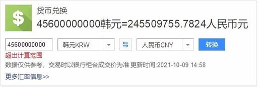1个亿韩币等于多少人民币?1亿韩元等于多少人民币