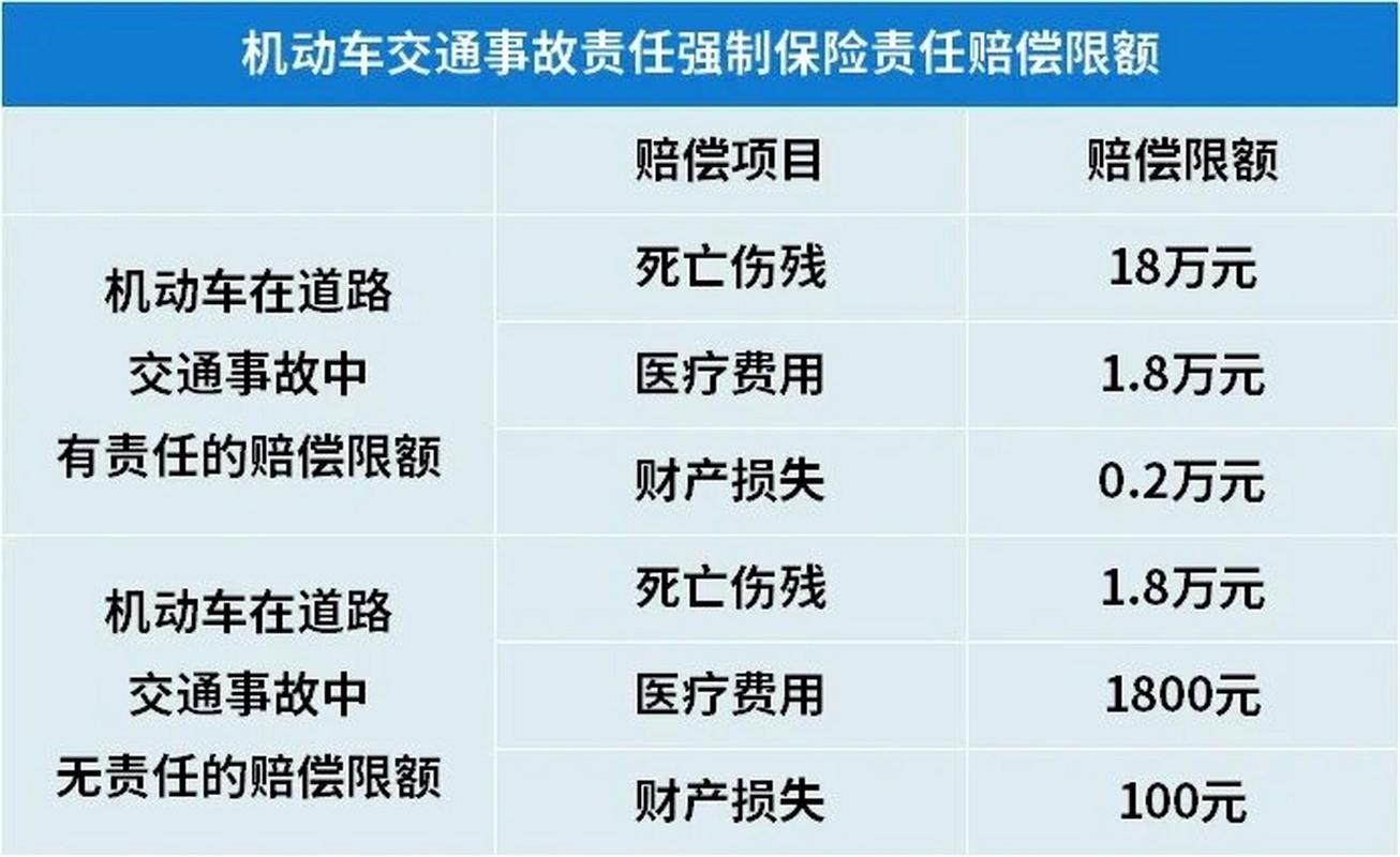 机动车交通事故责任强制保险条例总则