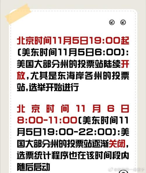美国选举什么时候完成开票