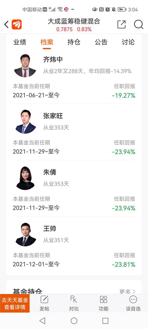 大成蓝筹基金090003净值是多少?