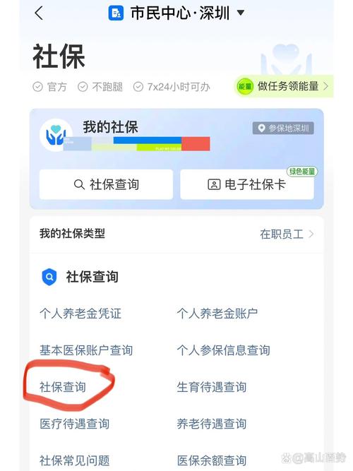 深圳社保查询余额