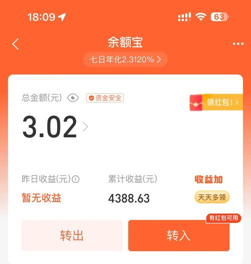 余额宝1万元,一天的收益是多少?