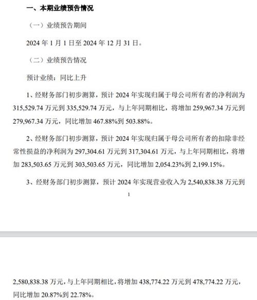 深市业绩预增公告规定